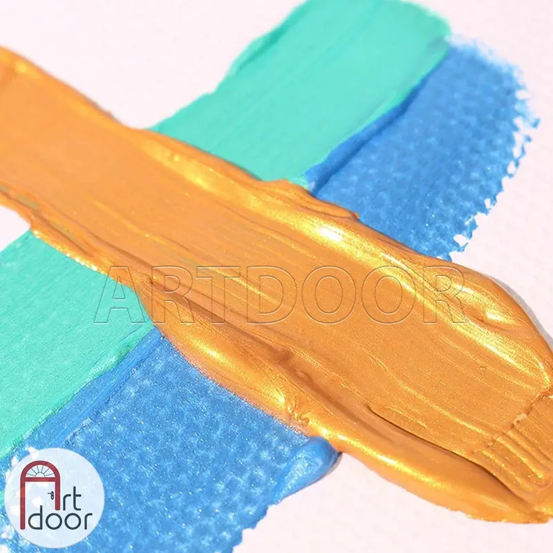 [ARTDOOR] Màu vẽ Acrylic MONT MARTE (Nhũ/Vàng/Bạc) custom áo, vải, gỗ, kính, tô tượng, đất sét, số hóa 3