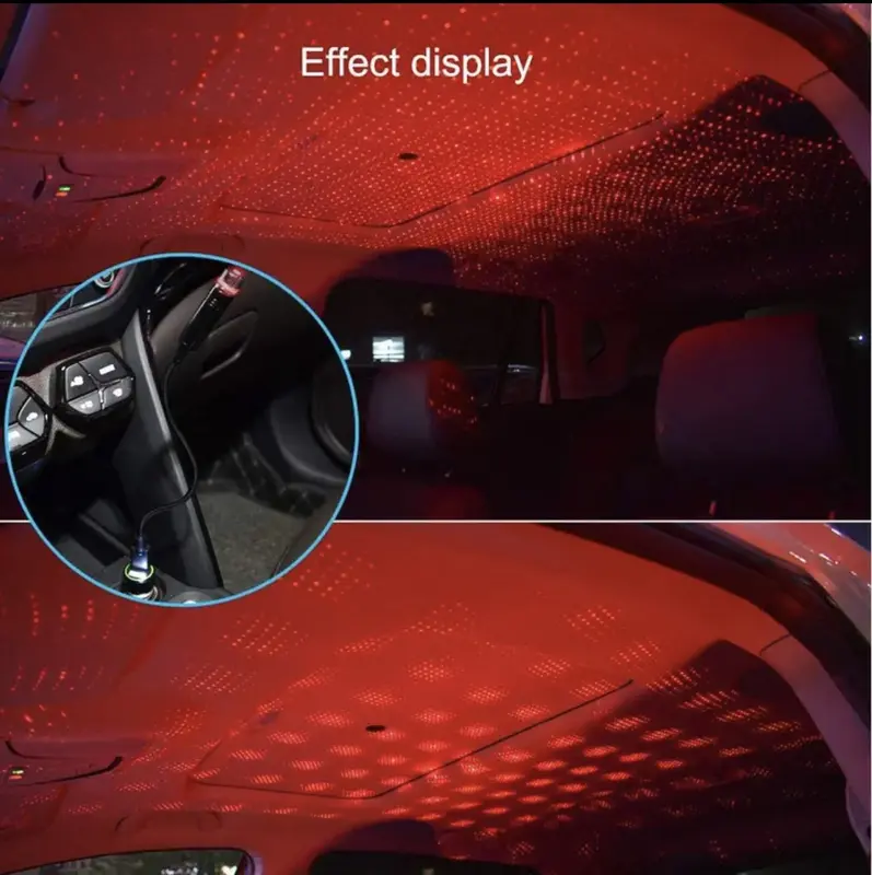 Đèn led chiếu bầu trời sao lấp lánh gắn nóc xe hơi Độc Đáo, tiện lợi dễ dàng sử dụng 2