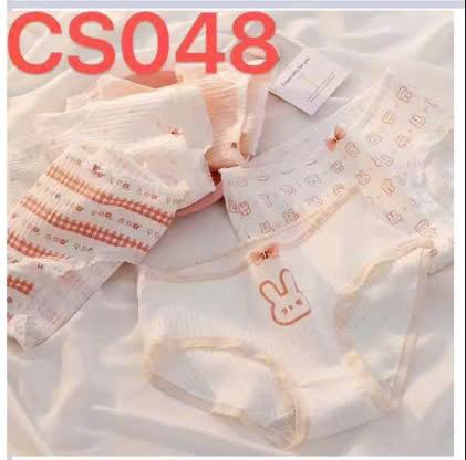 Combo 10 quần lót nữ CT048 chất cotton cute THỎ HỒNG  với chát liệu cotton mềm mại và thấm hút mồ hôi  phù hợp với các bạn học sinh cấp 2 và cấp 3( shop có bán tách lẻ 5 quần) 0
