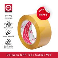 Gambar Daimaru Tape Lakban Coklat 2 Inch  48 mm x 90 yard - 48 pcs OPP / Solasi Anti Air dari Mitech Protection Kota Tangerang Selatan 1 Tokopedia