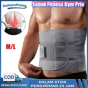 Korset penopang tulang belakang/Korset Lumbar Sabuk Pinggang Perut Waist band Fitness/Waist Support gym,Dapat Disesuaikan untuk Jongkok Dalam, Angkat Berat Olahraga Latihan ,Sabuk Gym Fitness Belt ,Safety Gym Fitness