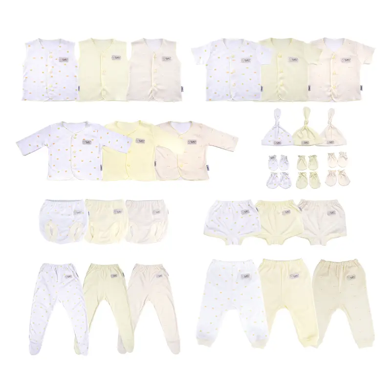 FLUFFY Paket Setelan Neci Newborn PNBN 3