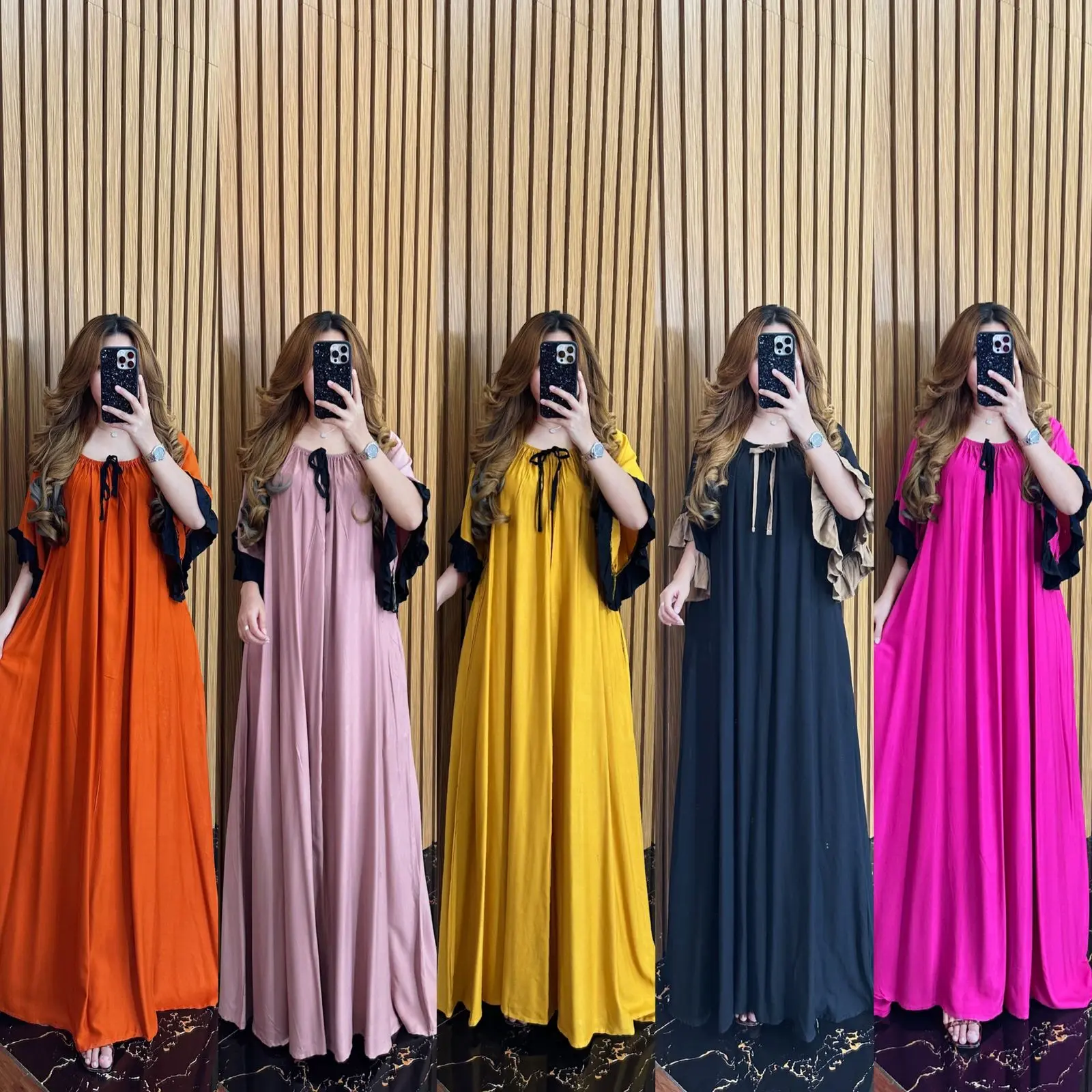 LALISA DRESS DST RAYON TWILL PREMIUM
