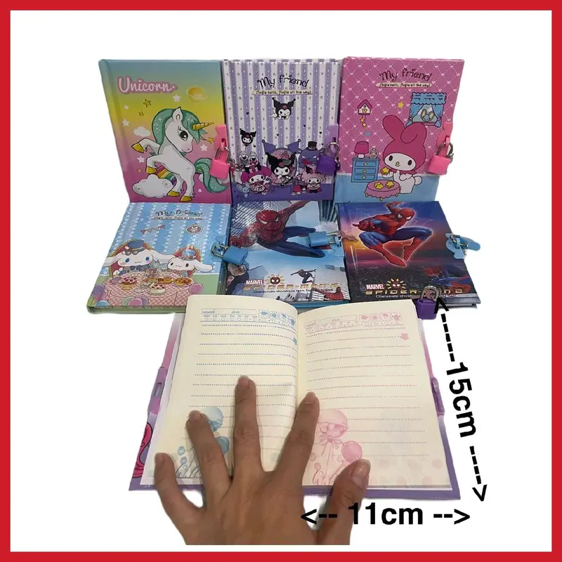 BUKU DIARY GEMBOK / BUKU CATATAN KECIL 1