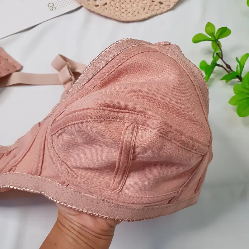 Áo Lót Nữ Mỏng Bigsize 328 - Không Mút - Không Gọng - Quả to Cup D - Dành cho các bạn béo mập, vòng 1 to, bầu bí 2