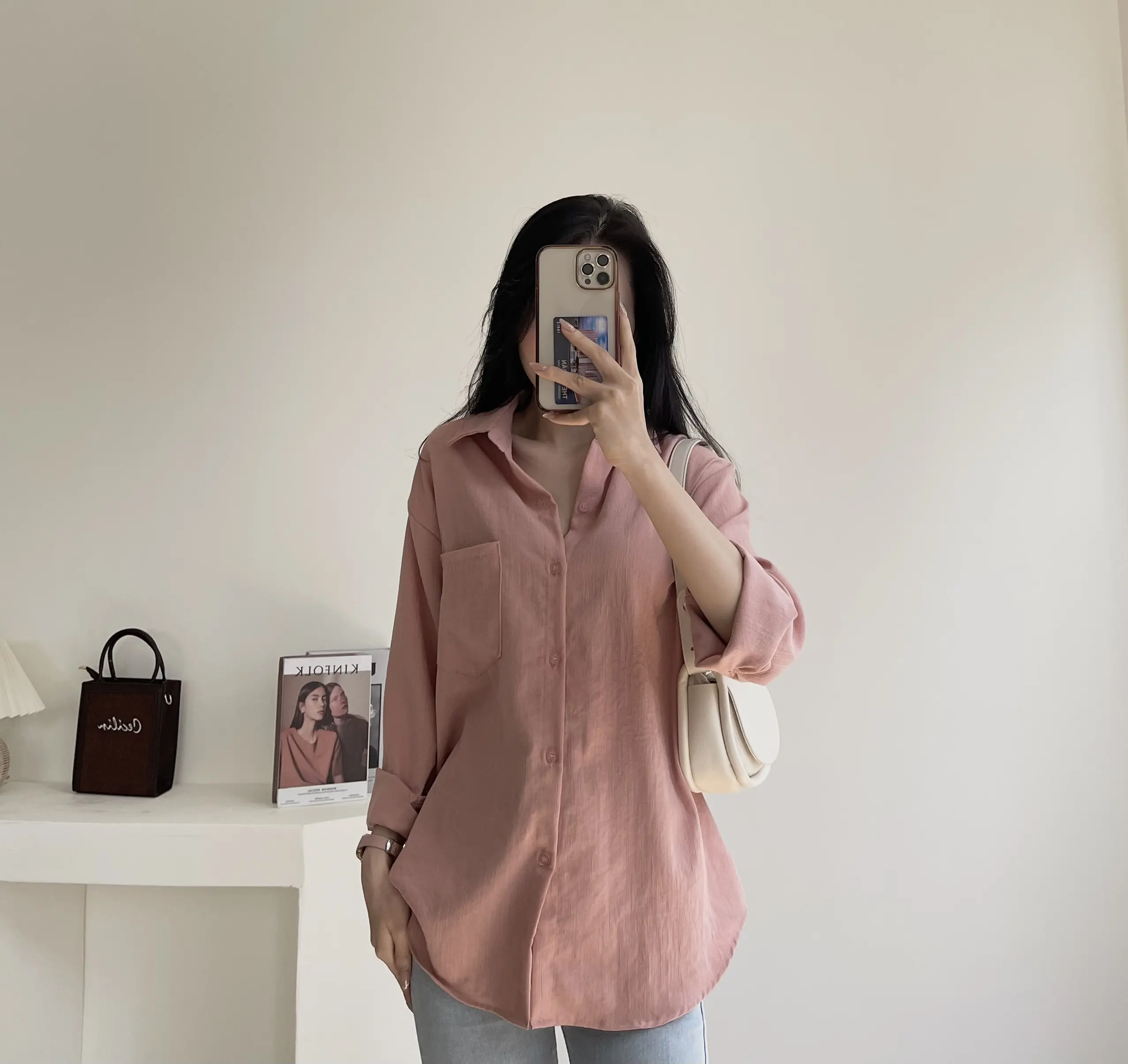 Áo sơ mi đũi xước dáng rộng , áo sơ mi chất vải thoảng mát Miho house | BigBuy360 - bigbuy360.vn