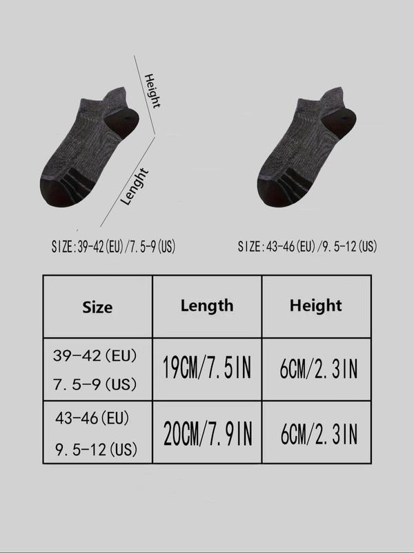 Men's Patchwork Print Ankle Socks, Casual Moisture Wicking Low Cut Socks for Daily Wear, Soft Comfy Breathable Socks for All Seasons 7