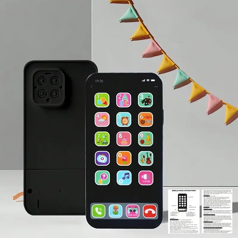 Kids Phone Toy, Simulation Phone Toy, Early Education Toy for Kids, Educational Toy for Boys & Girls, Girls Birthday Gift, Girl Gifts, Christmas Gift 3