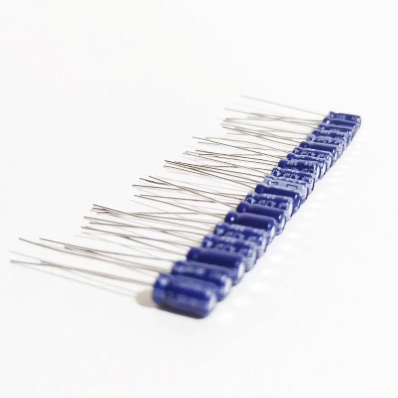 Product Introduction of (20ชิ้น) คาปาซิเตอร์ 4.7UF 50V 85C สีน้ำเงิน ELITE 4X7MM. 2