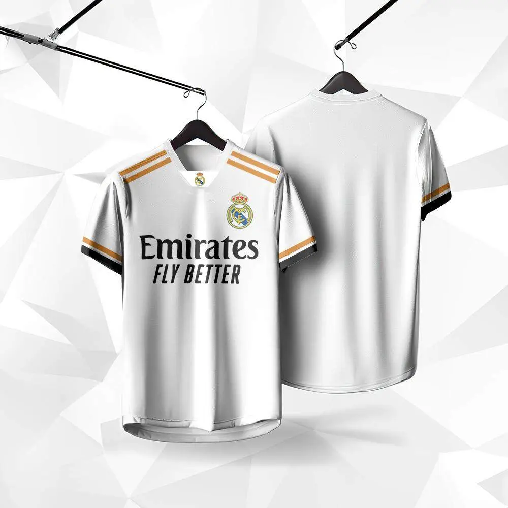 Real Madrid Jersey 23 24 Third Player IssueFootball Shirt Dragon Baju Hitam Lelaki Football Jersey Sublimation Budak Short Sleeve