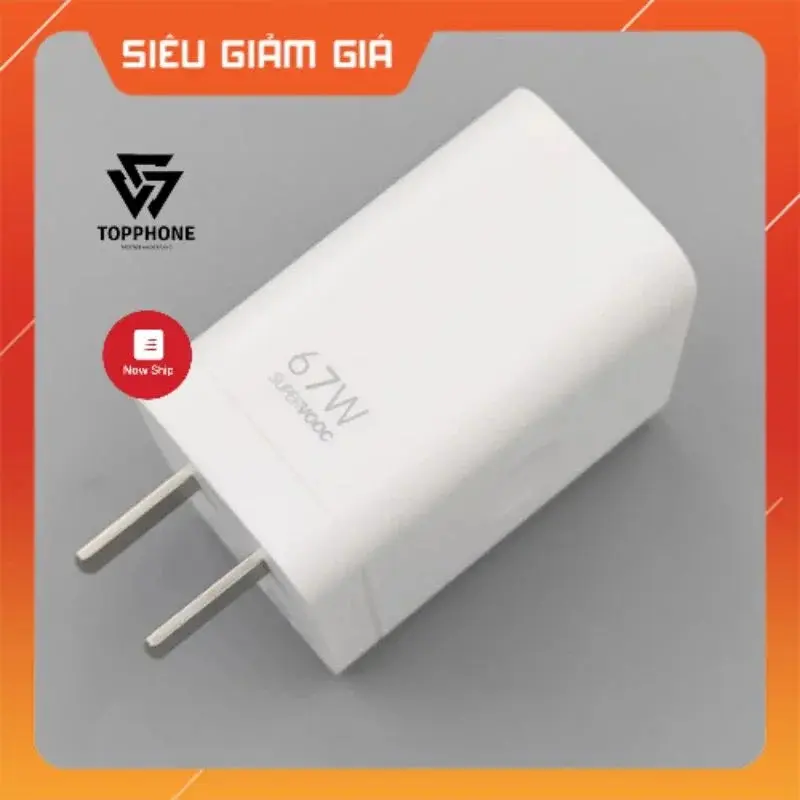 Bộ sạc Oppo, 67W, Có Thể Sạc Lại
