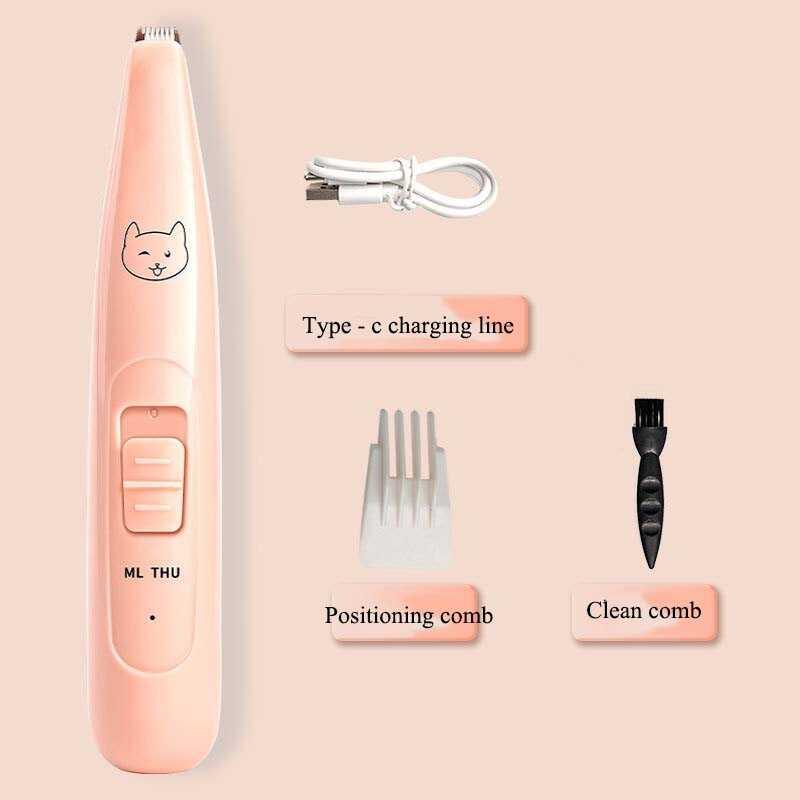 Product Introduction of Pet Foot Eyes Hair Trimmer Professional Dog Grooming Clippers Cat Paw Cutter For Dogs Hairdressing Supplies 34