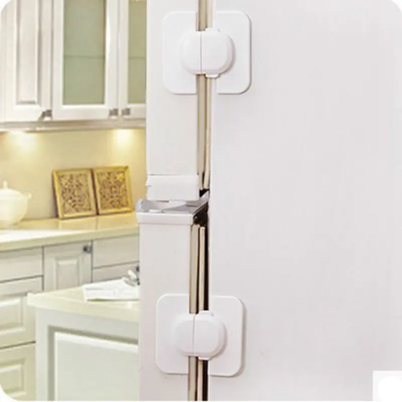 Seria Safety Lock Pintu Kulkas Serbaguna - 503 - White Balita Anak-Anak Lemari