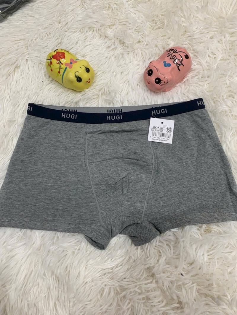 Product Introduction of quần lót sịp đùi cotton bé trai Hugi size 130 - 160 cho bé 20-40kg 3