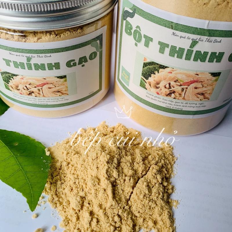 Bột thính nếp gia truyền thơm ngon, thượng hạng 500g, sử dụng trực tiếp, tiện lợi Food 3