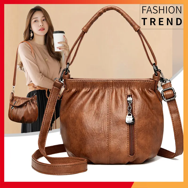 [ AVAMA TX02 ] TÚI XÁCH  DA NỮ  Đeo Chéo, Đeo Vai, Tiện Lợi, Khóa Kéo Chắc Chắn, Da Mềm Mịn, Cầm Rất Êm Tay, Bên trong nhiều ngăn, Mang đi tiệc, đi chơi, đi làm cho các chị và các mẹ tiện lợi