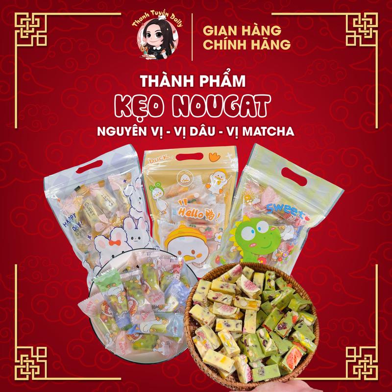 Kẹo Hạnh Phúc Nougat Thanh Tuyền Daily Làm Sẵn Ăn Liền - Kẹo Sữa Hạt Dinh Dưỡng