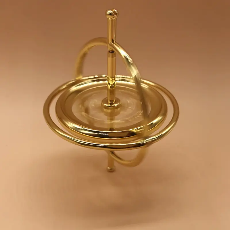 Self-Balancing Gyroscope Fidget Spinner Metal Anti-Gravity Decompression Educational Toy Pajangan Dekorasi Meja Kantor 7