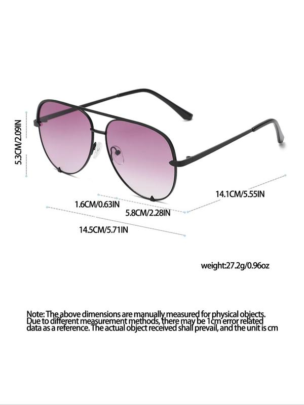 Unisex Simple Style Plain Color Sunglasses, Summer Vintage Trendy Sunglasses for Everyday Use, Fashion Accessories for Outdoor Activities 5