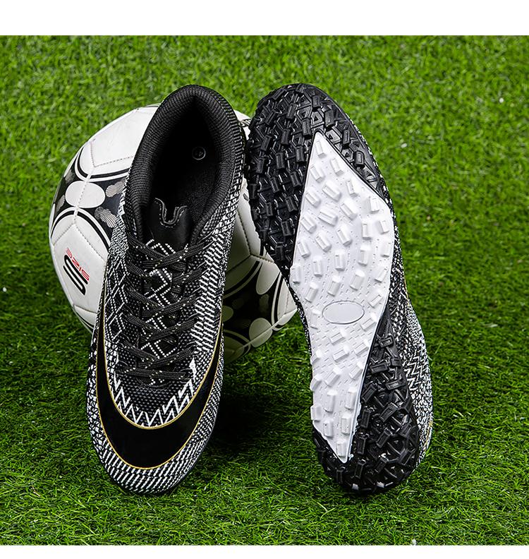 Product Introduction of Football Boots Soccer Cleats Spikes Shoes for Men Women Unisex Child Boys Girls Professional Breathable Training High-Tops Futsal 4 P 42 B 23