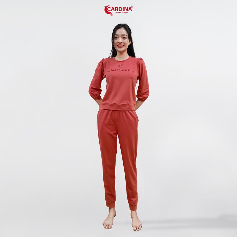 Đồ Bộ Nữ  Quần Dài Tay Lỡ Bo Chun Chất Cotton Cao Cấp Kiểu Dáng Năng Động Tôn Vóc Dáng 2BT05 Áo Top Women Ong Jacket Pants Áo Khoác