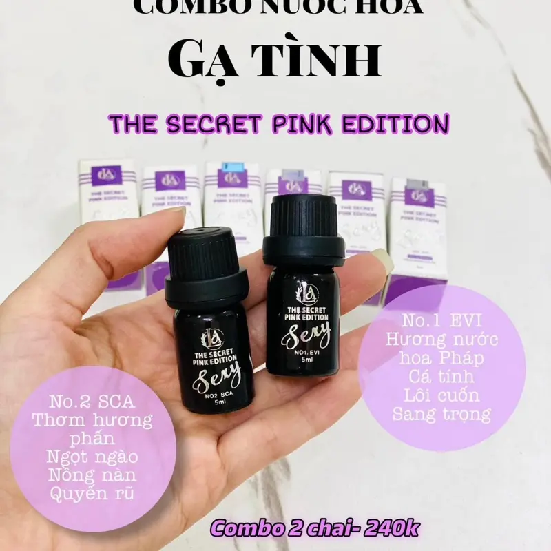 COMBO 2 chai nước hoa vùng kín Sexy Pink Edition cảm xúc thăng hoa. Dùng được cho cả nam và nữ