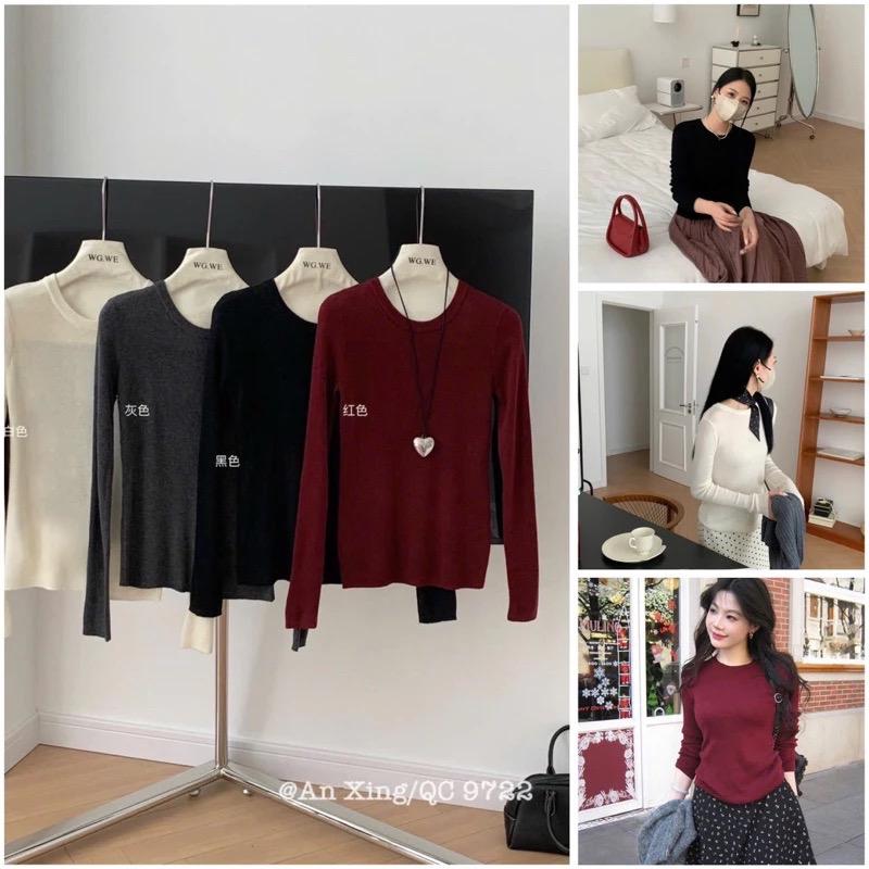 ￼Áo Len Mỏng Dài Tay 9722 Mác WG WE Codaiduong