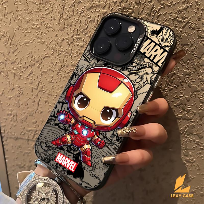 IMD Case for Iphone SM453 Super Hero Premium Mate Hardcase Hybrid Hologram Silicon Polycarbonate Handphone Softcase 3