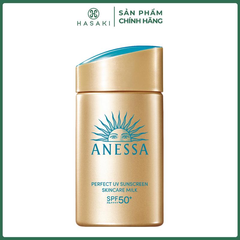 Sữa Chống Nắng Anessa Hỗ Trợ Dưỡng Da Kiềm Dầu Perfect UV Sunscreen Skincare Milk N SPF50+ PA++++ | HASAKI BEAUTY