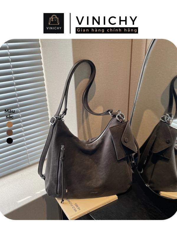 Túi xách nữ đeo vai VINICHY BAG, tote, balo dung tích lớn size 30cm HA846