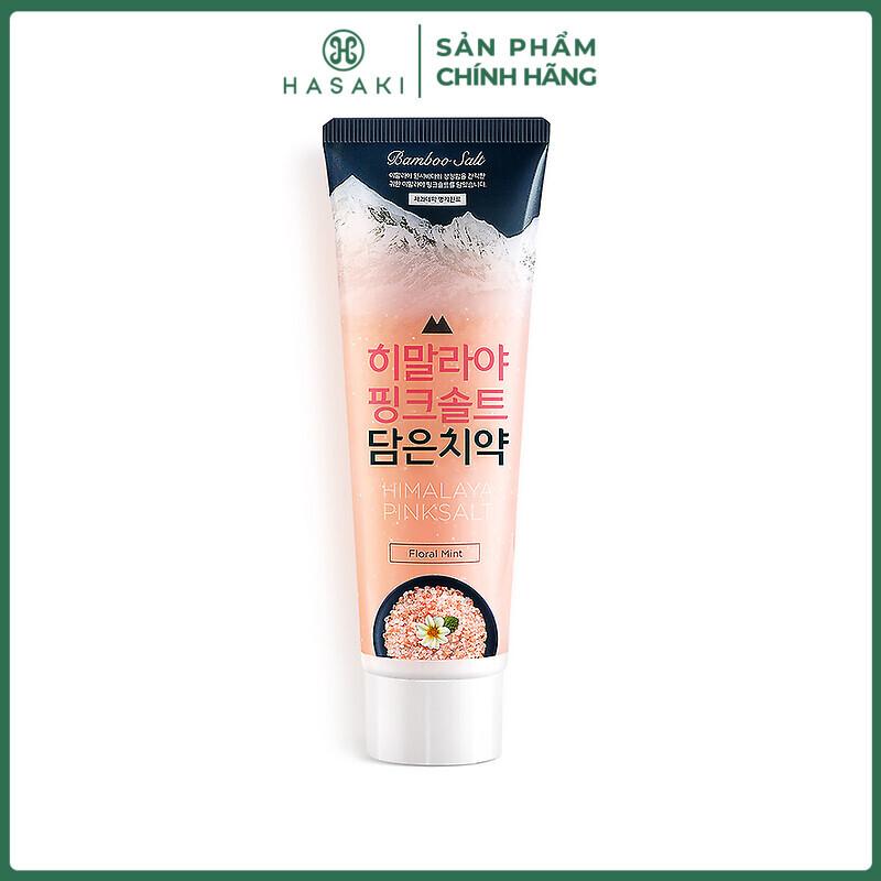  Kem Đánh Răng Bamboo Salt Muối Hồng Himalaya Hoa Bạc Hà 100g | HASAKI BEAUTY 