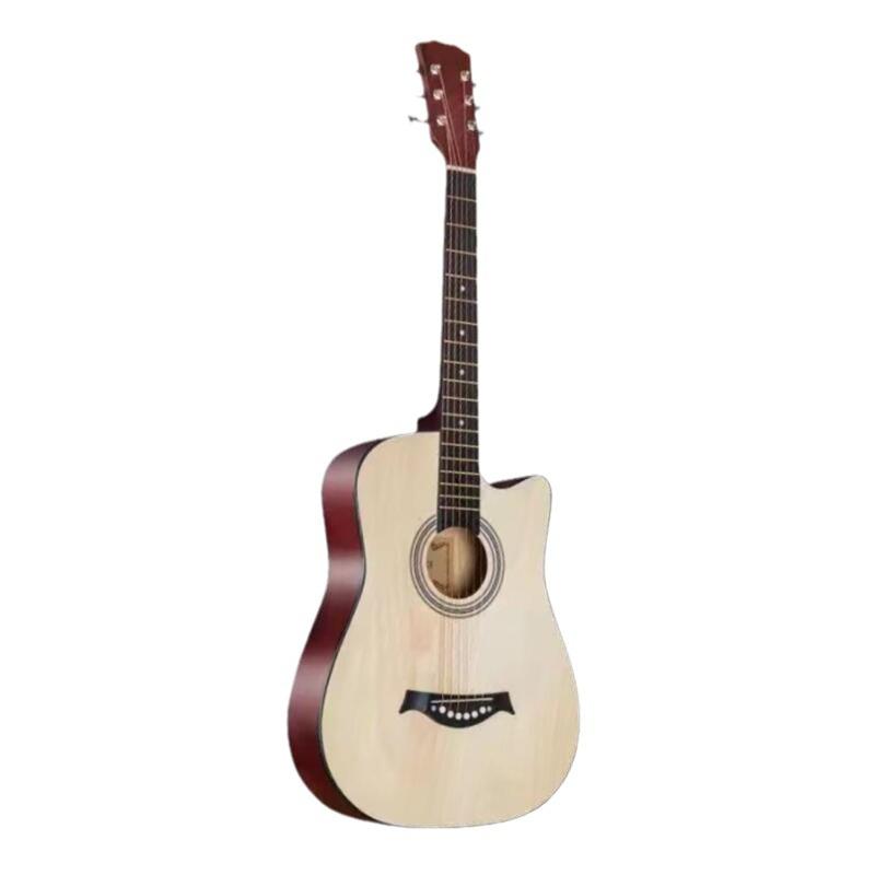 Đàn Ghi Ta Dân Gian, Bán Buôn, 38 Inch Và 41 Inch, Thích Hợp Cho Người Mới Bắt Đầu, Học Sinh Nam Và Nữ, Nhạc Cụ Thực Hành, Thích Hợp Cho Người Mới Bắt Đầu, Thực Hành Piano, Có Hẹn Guitar 4
