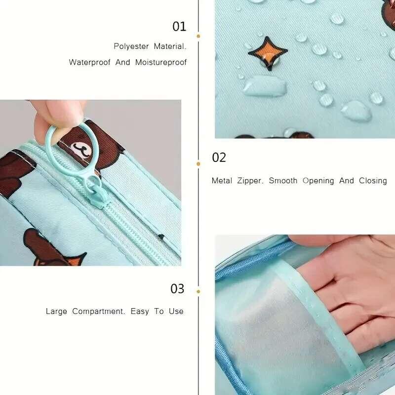 Product Introduction of Women Tampon Storage Portable Waterproof Organizer Pouch Cartoon Pattern Sanitary Napkin Bag 33