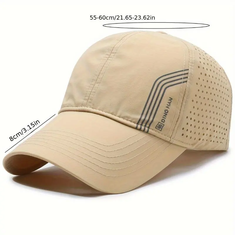 Lightweight Baseball Cap with Breathable Mesh Back, Wide Brim, Adjustable for Outdoor Sports & Travel, Available in Multiple Colors  Golf Hat 1