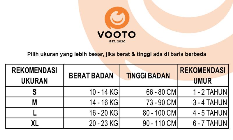 Product Introduction of VOOTO KIDS - Set Jaket Anak Jogger Inner Laki Laki Perempuan Usia 1-7 Tahun Bahan Fleece 0