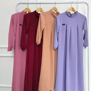 dres anak perempuan bahan cringkel air flow