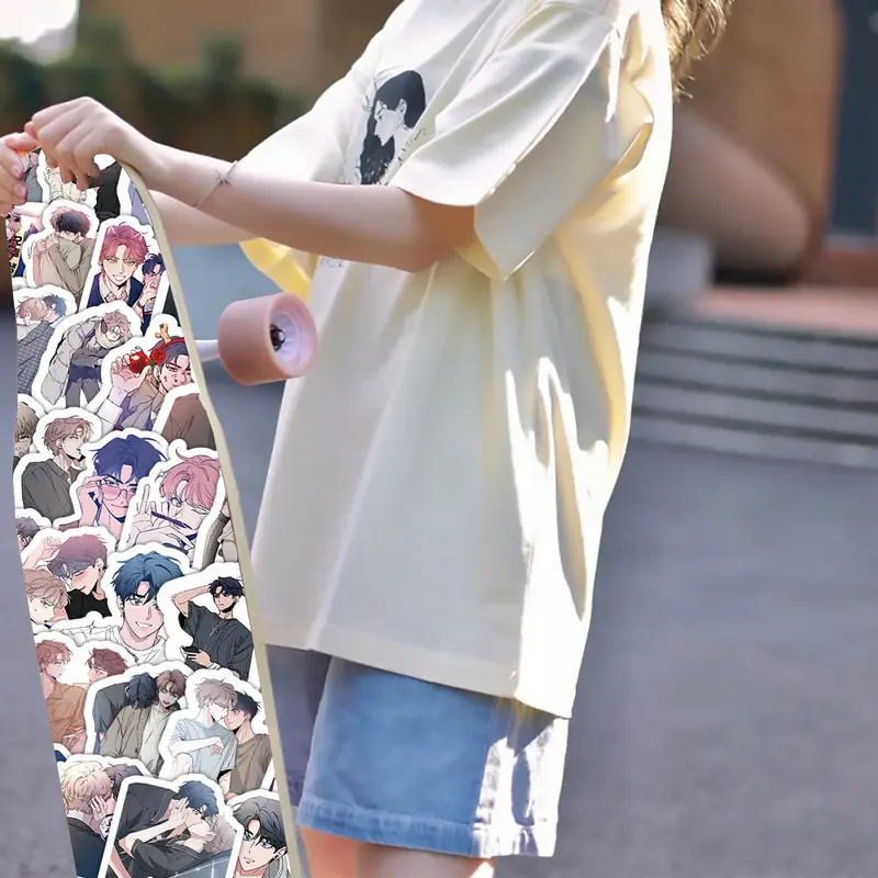 (sẵn-new) Set 100 stickers Bản Phác Thảo Korean BL Manwha  Acrylic Stand Secret Service Hình dán 3