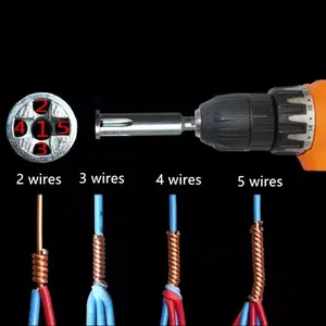 WIRE TWISTER MATA BOR UNTUK GULUNG MEMUTAR KAWAT TEMBAGA PADA KABEL