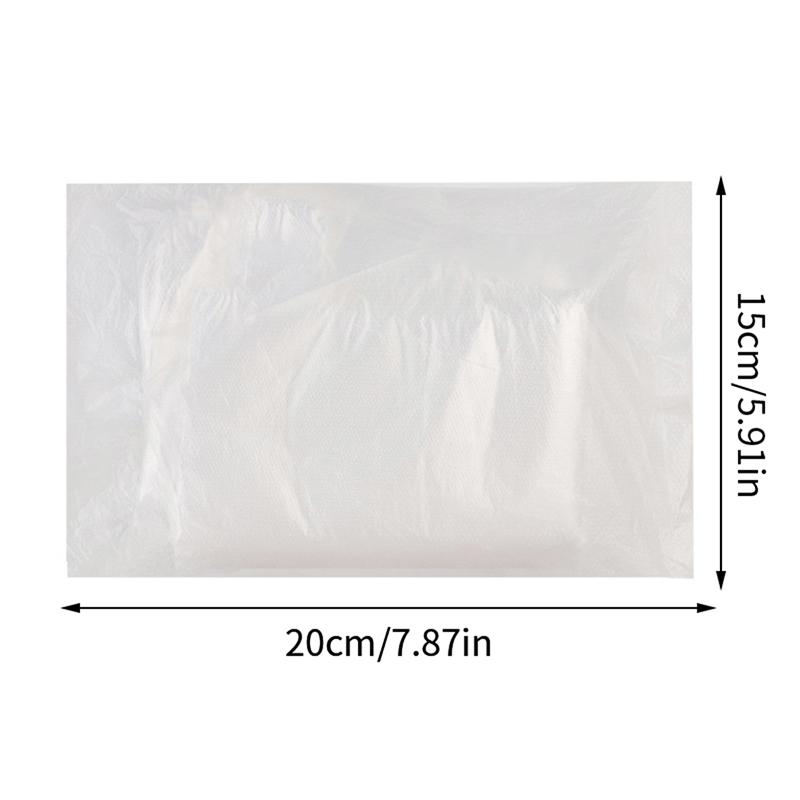 Product Introduction of [COOL]  100PCS Disposable Foot Film Cover Lengthened Bag Anti-Dry Cracking Foot Film Foot Cover Waterproof Shoe Cover Plastic Foot Cover 22