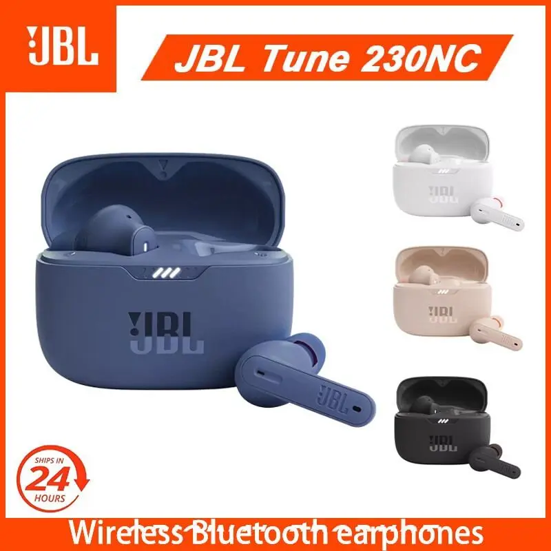 Tai nghe Bluetooth không dây, dành cho Tai nghe Bluetooth JBL Tune 230NC chính hãng, Thích hợp cho thể thao, trò chơi và âm nhạc, có loa Siêu Trầm, tai nghe
