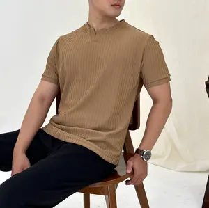 COZYCLUB Ethan Knit Shirt - Kaos Kerah Pria - Kaos Lengan Pendek Baju Panjang Knitwear