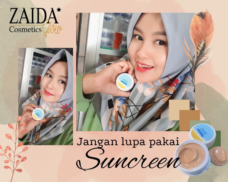 Product Introduction of sunscreen zaida glow skincare spf 30++ 12