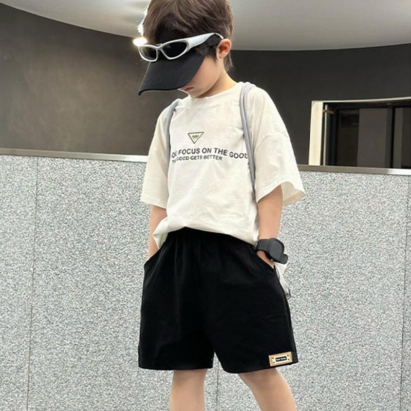 Product Introduction of 【COD】Children's And Boys' Shorts Cargo Pants And Work Pants OOTD Kids Bottom Plain Short For Kids Boy 2-9 Years Old Casual Cotton Shorts For Boys Vintage Hip-hop Korean Style 11