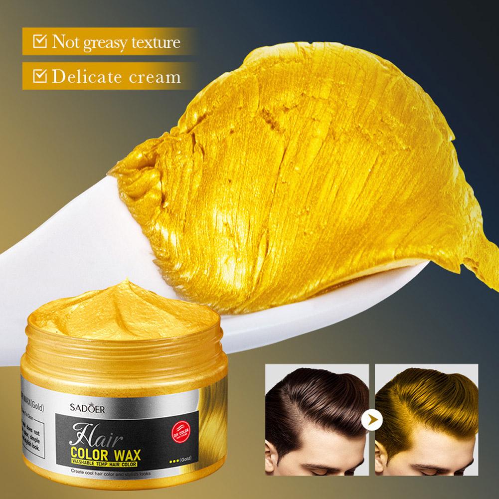 PEWARNA RAMBUT SEKALI PAKAI Warna WAX Styling Tahan Lama | Non Lengket Mudah Dicuci | Temporary Highlight Kerajinan Rambut