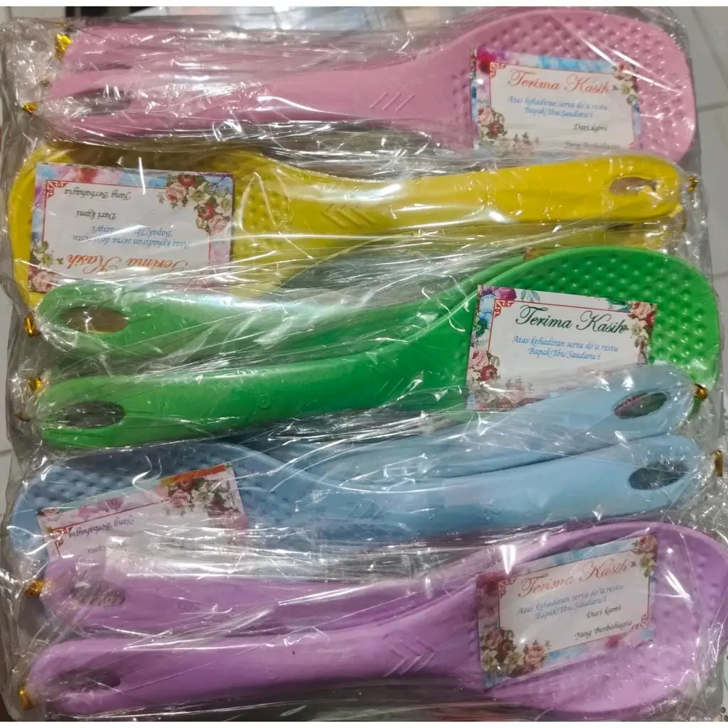 ( isi 50pcs ) centong magic kemasan plastik + kartu ucapan
