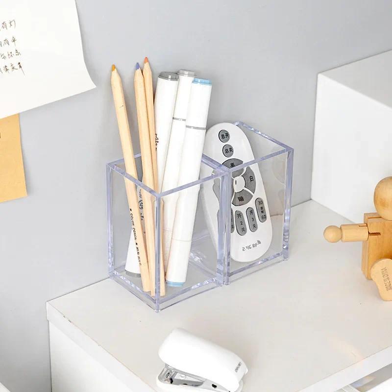 Acrylic Pencil Holders Clear Storage for Pens, Brushes, and Art Suppli — view 1