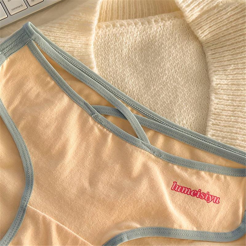 Underwear Women's Thin Low-waist Beautiful Girl's Sports-style Sweet Traceless Briefs For Women 3