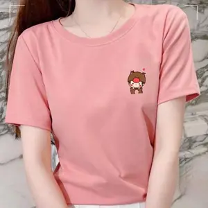 Kaos oblong Wanita ll kaos distro lengan pendek Size S M L XL XXL/Sablon motif berkualitas/kaos fashion lengan pendek