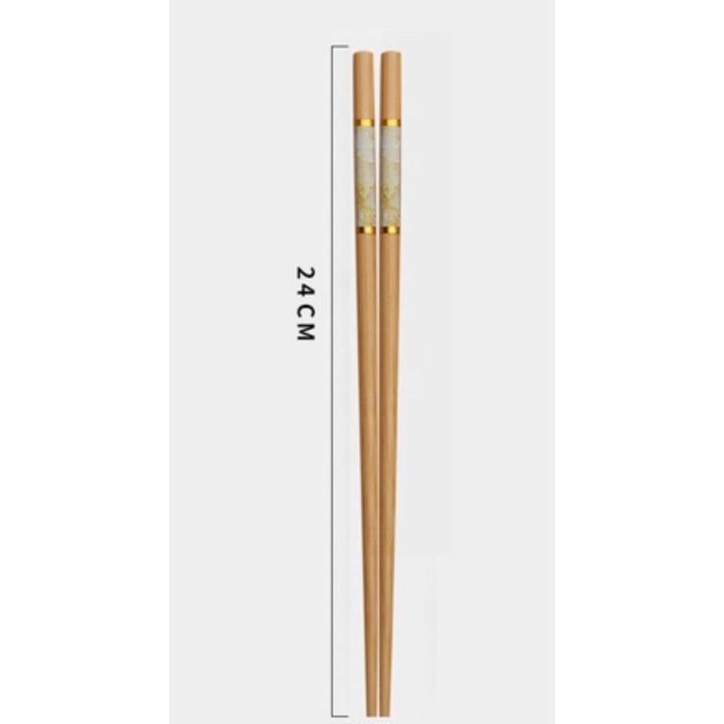 Đũa Tre Xuất Khẩu Nhật Vỉ 10 Đôi Đũa Vân Đá - Chế Tác Tinh Sảo - Bền Đẹp đũa  khử 3