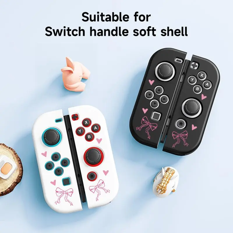 Cute Cat Paw Pattern Game Controller Protective Case, Anti-scratch & Oil-proof Game Controller Protector, Console Accessories for Nintendo Switch 5